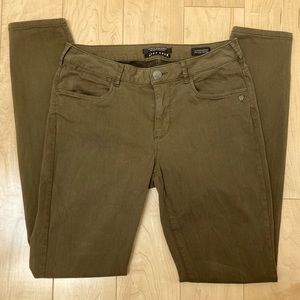 Scotch and Soda Dark Olive Skinny Pants